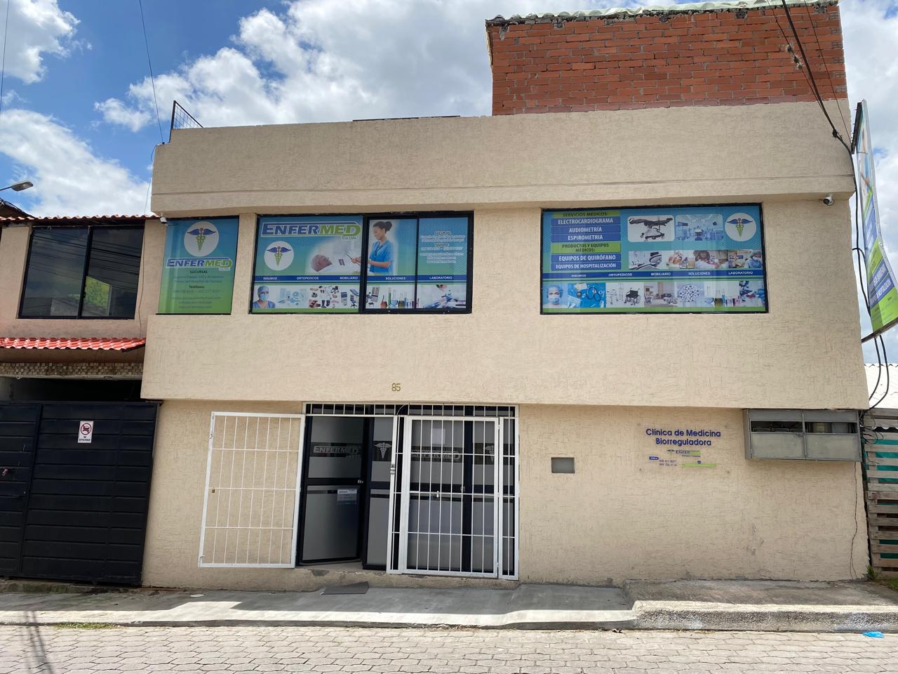 Fachada de la sede matriz Enfermed